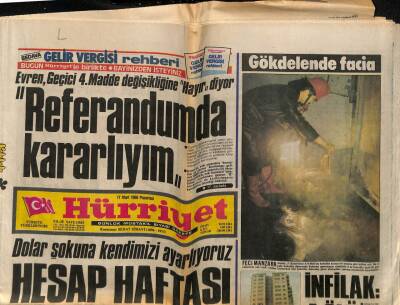 Hürriyet Gazetesi 17 Mart 1986 - Türk Düşmanı Le Pen Mecliste GZ79322 - 1