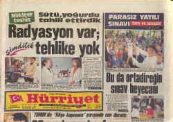 Hürriyet Gazetesi 17 Mayıs 1986 - Beşiktaş Sinir Küpü - Ecevit De Sahada GZ2996 - Gökçekoleksiyon