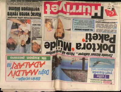 Hürriyet Gazetesi 17 Mayıs 1986 - Yeni 50 Binlikte Türk Bayrağının Rengi Sakat Bulundu GZ61763 - 2