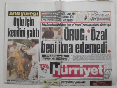Hürriyet Gazetesi - 17 Mayıs 1988 - Ahu Tuğbaya 4. Koca GZ111622 - 1