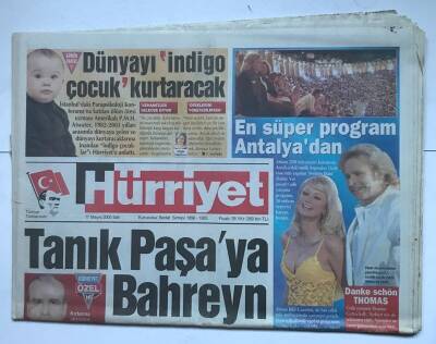 Hürriyet Gazetesi 17 Mayıs 2005 - Tanık Paşaya Bahreyn GZ8592 - 1