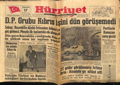 Hürriyet Gazetesi 17 Nisan 1957 - Lüleburgazda Petrol Aranıyor GZ68842 - 2