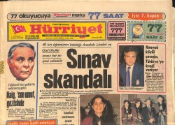 Hürriyet Gazetesi 17 Nisan 1982 - Hababam Sınıfı Yine Sahneleri Şenlendiriyor - Konyalı Köylü Çocuğu Türkiye'ye Kredi Veriyor GZ2901 - Gökçekoleksiyon