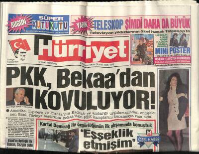 Hürriyet Gazetesi 17 Nisan 1992 - Doğum Günü Hediyesi GZ58686 - 1