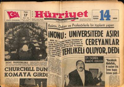 Hürriyet Gazetesi 17 Ocak 1965 - Amerikada Bir Uçak Mahallenin Üzerine Düştü , 24 Kişi Öldü GZ117407 - 1