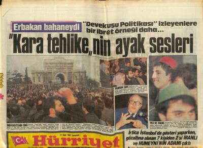 Hürriyet Gazetesi 17 Ocak 1987 - DSP Grubu Bıçak Sırtında GZ60958 - 2