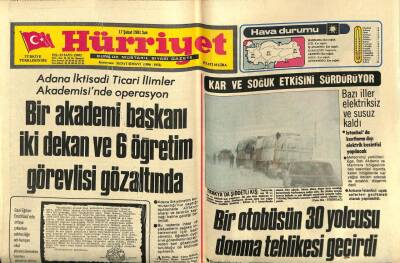 Hürriyet Gazetesi 17 Şubat 1981 - Suriye Ürdünü İstila Etmekle Tehdit Ediyor GZ58629 - 1