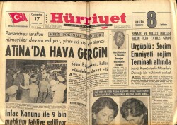 Hürriyet Gazetesi 17 Temmuz 1965 - Ruslar , Uzaya 12 Ton Ağırlığında Peyk Attı GZ67472 - 1