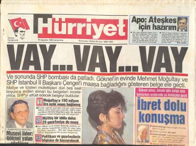 Hürriyet Gazetesi 18 Ağustos 1993 - ANAP Sözen İstifa Etsin - Sertab Erener Taburcu Oldu GZ127538 - 1