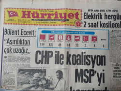 Hürriyet Gazetesi 18 Ekim 1973 - CHP İle Koalisyon MSPyi Karıştırdı - GZ12018 - 2