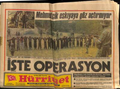 Hürriyet Gazetesi 18 Ekim 1984 - Mehmetçik Eşkiyaya Göz Açtırmıyor GZ80866 - 1