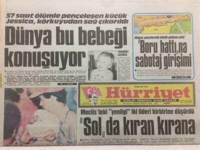 Hürriyet Gazetesi 18 Ekim 1987 - Sol Da Kıran Kırana GZ47859 - 1