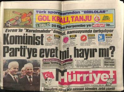 Hürriyet Gazetesi 18 Ekim 1988 - Doğum Günü Hediyesi GZ58612 - 1