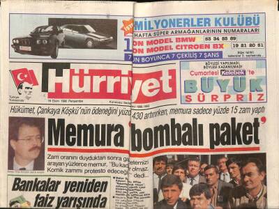 Hürriyet Gazetesi 18 Ekim 1990 - Doğum Günü Hediyesi GZ55348 - 1