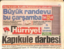 Hürriyet Gazetesi 18 Ekim 1993 - Beşiktaş Ezdi Geçti - Fener'i Trabzon Durdurdu - Galatasaray Korkmuyor GZ2940 - Gökçekoleksiyon