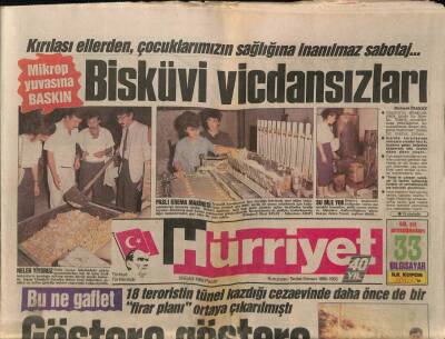 Hürriyet Gazetesi 18 Eylül 1988 - Ali Samiyende Şimşekler Çaktı Tanju 4 Gol Attı GZ89154 - 1