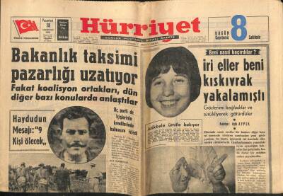 Hürriyet Gazetesi 18 Haziran 1962 - Grizu İnfilakı 2 Ölü , 8 Yaralı Var GZ117439 - 1