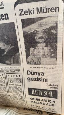 Hürriyet Gazetesi 18 Haziran 1970 - Zeki Müren Bangkokta Siyam Tacı İle GZ77803 - 2