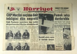 Hürriyet Gazetesi 18 Kasım 1957 GZ686 - 2