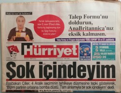 Hürriyet Gazetesi 18 Kasım 1994 Iraktan Türkiyeye Sürpriz Ziyaretçi - GZ44600 - 1