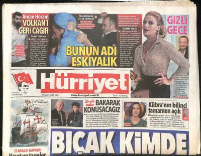 Hürriyet Gazetesi 18 Kasım 2014 - Afganistanda Nato Görevi - Kapalıçarşı Dünya Birincisi GZ125742 - 1