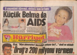 Hürriyet Gazetesi 18 Mart 1988 - Bülent Ersoy'a Düdüklü Destek - Özal ''Üruğ'a 200 Milyonu Vermem'' GZ157853 - Gökçekoleksiyon