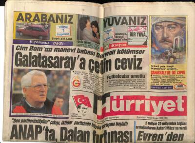 Hürriyet Gazetesi 18 Mart 1989 - Doğum Günü Hediyesi GZ55074 - 1