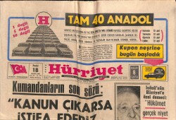 Hürriyet Gazetesi 18 Mayıs 1969 - Apollo -10 Bugün Uzaya Atılıyor GZ72668 - 1