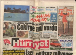 Hürriyet Gazetesi 18 Mayıs 1986 - İbrahim Tatlıses,Viskiyle Çiğ Köfte Yemem GZ61764 - 1