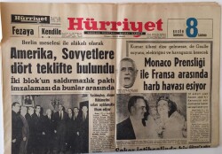 Hürriyet Gazetesi 18 Nisan 1962 - Amerika , Sovyetlere Dört Teklifte Bulundu GZ16437 - 2