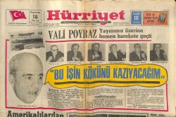 Hürriyet Gazetesi 18 Ocak 1969 - Bebek Belediye Gazinosu Afişi * Perihan Altındağ Sözeri GZ76516 - 1