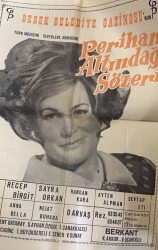 Hürriyet Gazetesi 18 Ocak 1969 - Bebek Belediye Gazinosu Afişi * Perihan Altındağ Sözeri GZ76516 - 2