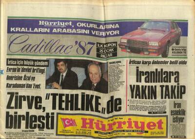 Hürriyet Gazetesi 18 Ocak 1987 - Ecevite 11 Ay Hapis GZ60959 - 2