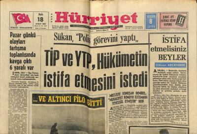 Hürriyet Gazetesi 18 Şubat 1969 - Türkiyedeki Amerikan Aleyhtarlığı Nasıl Gelişti ? GZ72611 - 2