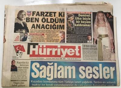 Hürriyet Gazetesi-18 Temmuz 2005 Nazım Hikmetten Annesine Mektup-GZ14370 - 1