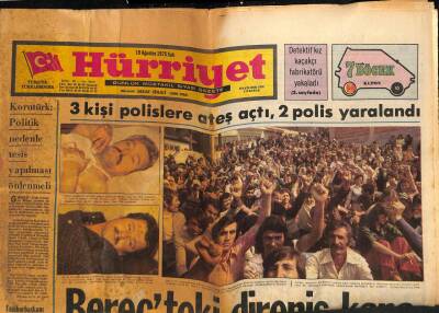 Hürriyet Gazetesi 19 Ağustos 1975 - Simla Kantarcının Nikahında Kızı Nedimeliğini Yaptı GZ74784 - 1