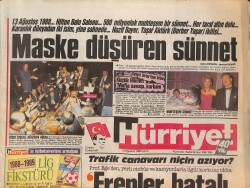 Hürriyet Gazetesi 19 Ağustos 1988 - Başkan Ziya'nın Cesedi Bulundu - Caddebostan Maksim : Sibel Can, Nazan Şoray, Müjde Ar Gazino Afişi GZ134019 - 1