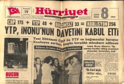Hürriyet Gazetesi 19 Aralık 1963 - Amerika , Askeri Yardımı Kısıyor GZ70883 - 1