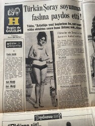 Hürriyet Gazetesi 19 Aralık 1964 - Faysal Gizli Karısı - Türkan Şoray Soyunma Faslına Paydos Etti! GZ146945 - 2