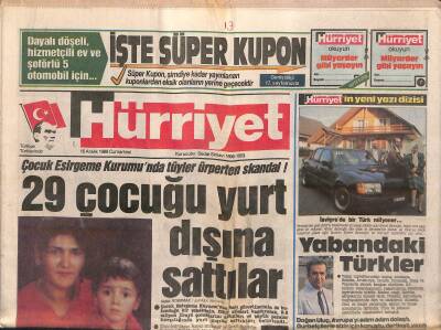 Hürriyet Gazetesi 19 Aralık 1989 - Romanyada Ayaklanma - Dünya Bankasına Göre Özal Hâlâ Başbakan GZ119049 - 1