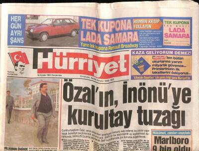 Hürriyet Gazetesi 19 Aralık 1991 - Naim Süleymanoğlunun Sevgilisi Bebeği İle Kaçtı GZ67727 - 1