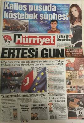 Hürriyet Gazetesi 19 Aralık 2004-Tayyip Erdoğan Şımarmadık,Şımarmayacağız GZ45397 - 1