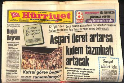 Hürriyet Gazetesi 19 Ekim 1980 - Yunanistanın NATOya Dönüşü Görüşmeleri Yakında Başlayacak - Ali Dinçer Tahliye Oldu GZ118463 - 1