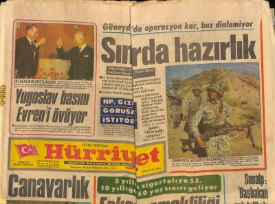 Hürriyet Gazetesi 19 Ekim 1984 - Ağca , Dünya Kamuoyu Gündeminde GZ80862 - 1