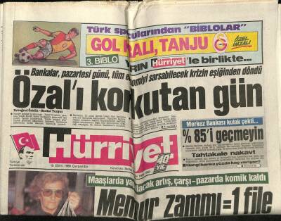 Hürriyet Gazetesi 19 Ekim 1988 - Doğum Günü Hediyesi GZ58613 - 1