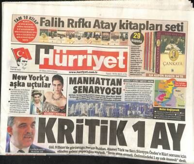 Hürriyet Gazetesi 19 Ekim 2012 - Emmanuelle Veda Etti - Hürriyet Alexle Brezilyada GZ124560 - 1