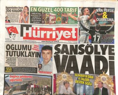 Hürriyet Gazetesi 19 Ekim 2015 - Leyla Gencer Sezonu Açıyor - Egzersizden Önce 300 Kalori GZ100433 - 2