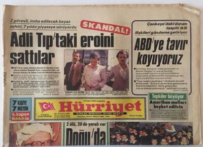 Hürriyet Gazetesi 19 Eylül 1984 - İnönü Özal, Sınıfta Kaldı GZ22327 - 1