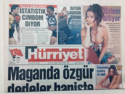 Hürriyet Gazetesi 19 Eylül 2004 - Özlem Bitiyor Seda Sayan Geri Dönüyor GZ46919 - 1