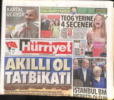 Hürriyet Gazetesi 19 Eylül 2017 - De Nironun İstanbul Sırrı - Acun Ilıcalı Ve Şeyma Subaşı İmzayı Attılar GZ124284 - 1